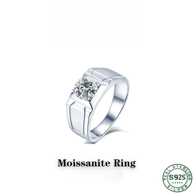 Moissanite Engagement Ring 1 Carat - 인기리에 판매 중인 S925 스털링 실버