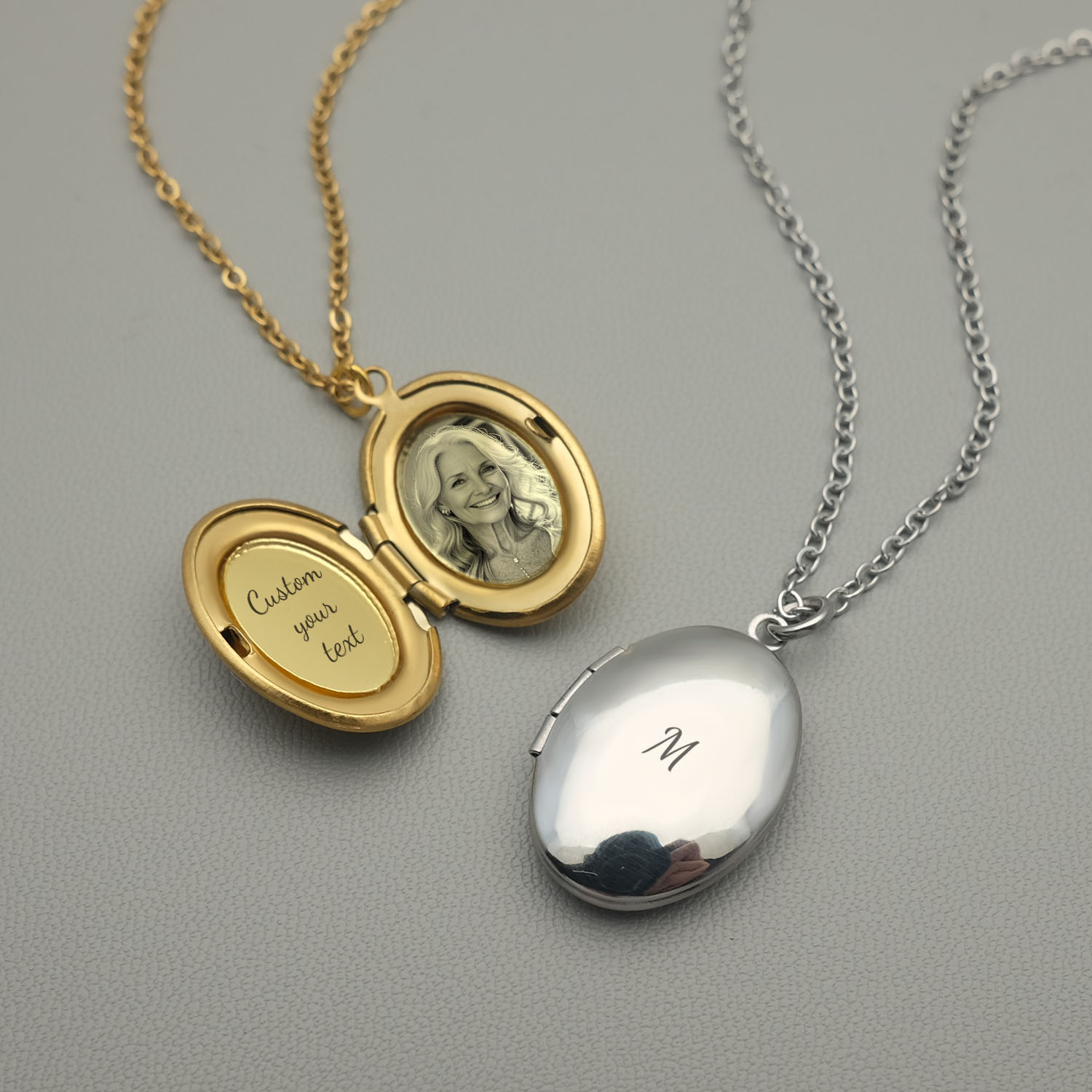 Custom Name Necklace Stainless Steel - 개인화 된 로켓 목걸이 사용자 정의