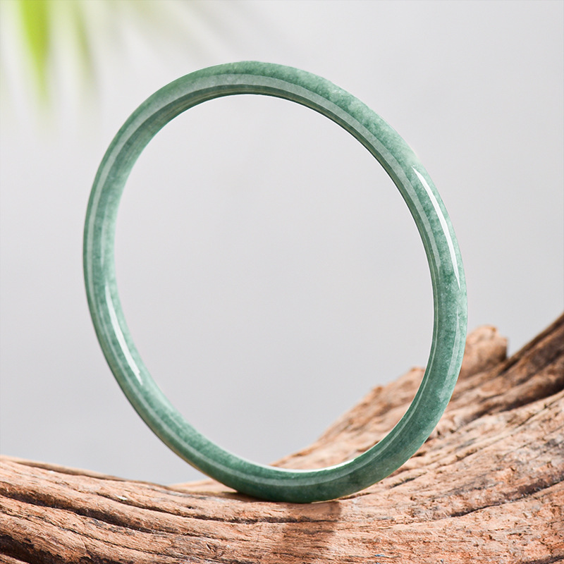 Bracelets - 천연 버마산 비취 팔찌, 진짜 비취