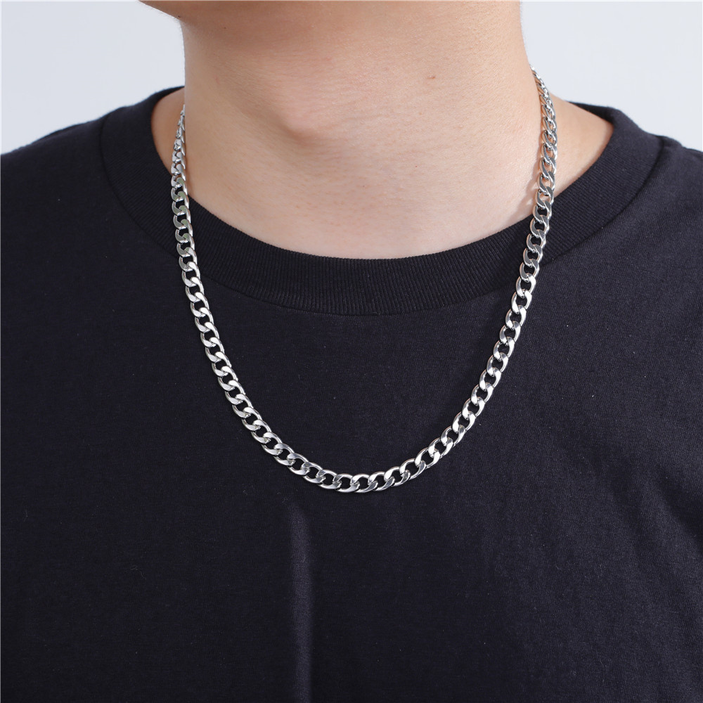 My Shape 남성용 쿠바 체인 스테인레스 스틸 목걸 - Cuban Link Chain 12Mm 리뷰 및 가격