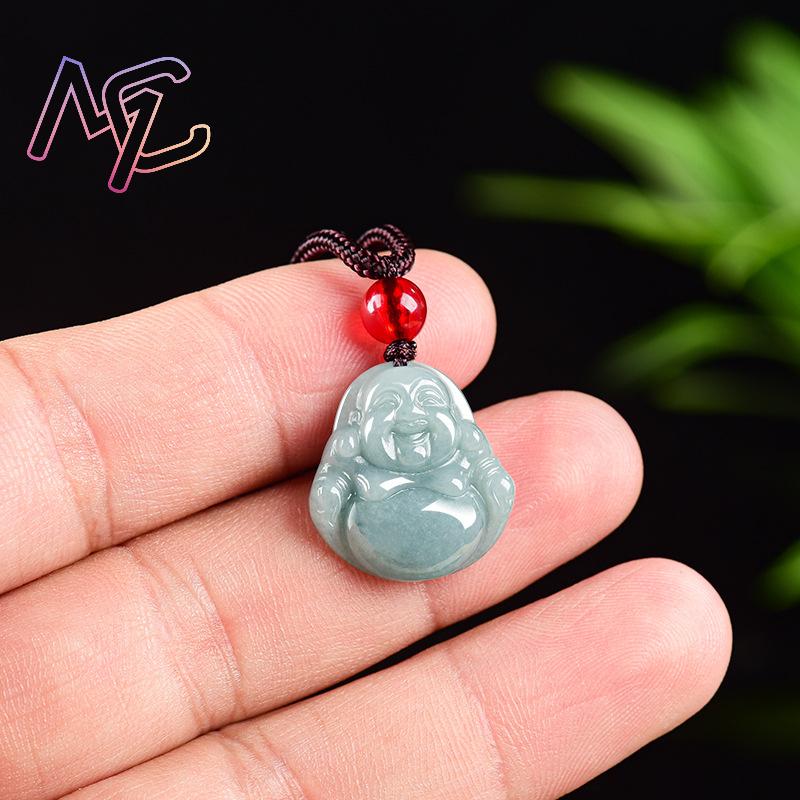 미얀마 경옥 관음 부처님 펜던트 목걸이 빈티지 천연 보 - Necklaces 리뷰 및 가격
