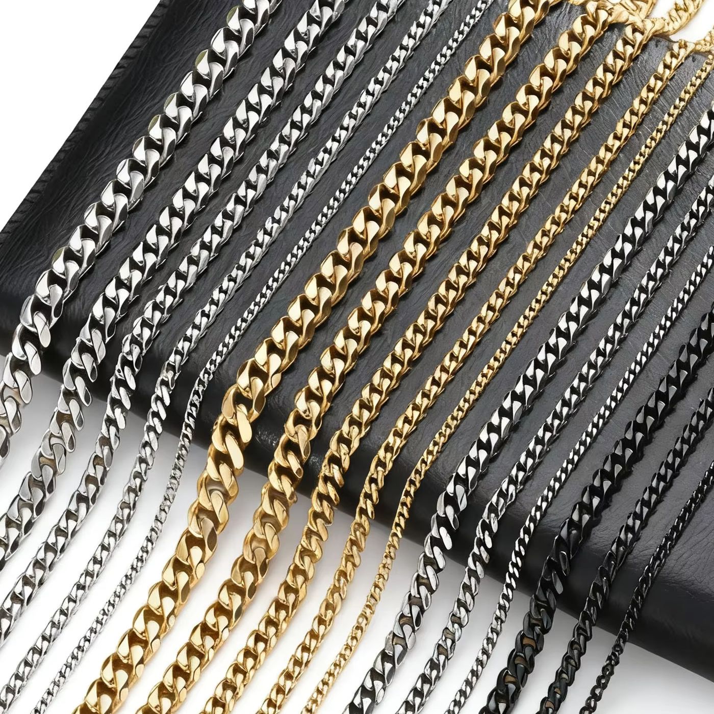 남성 여성을위한 3-11MM 클래식 쿠바 체인 목걸이, - Cuban Link Chain 12Mm 리뷰 및 가격