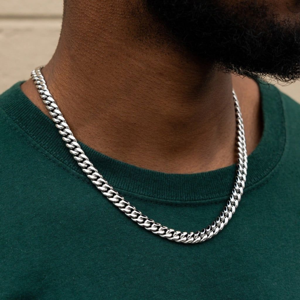 남성 여성을위한 3-11MM 클래식 쿠바 체인 목걸이, - Cuban Link Chain 12Mm 리뷰 및 가격