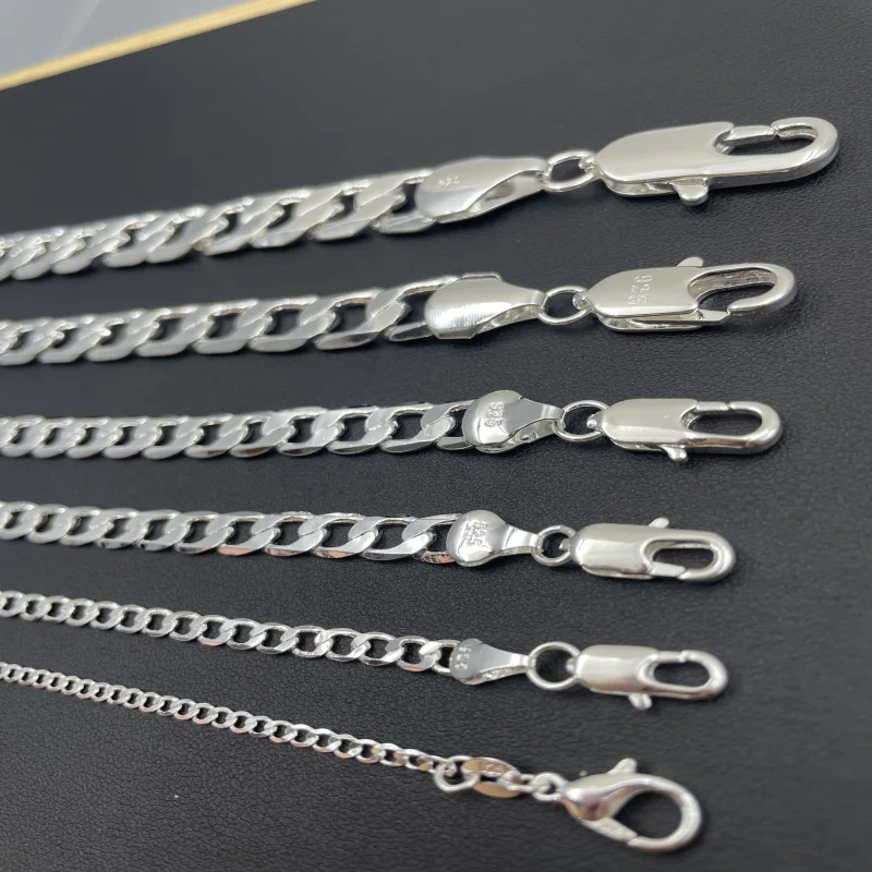 남자 925 스털링 실버 목걸이 2/4/6/8/10/1 - Cuban Link Chain 12Mm 리뷰 및 가격