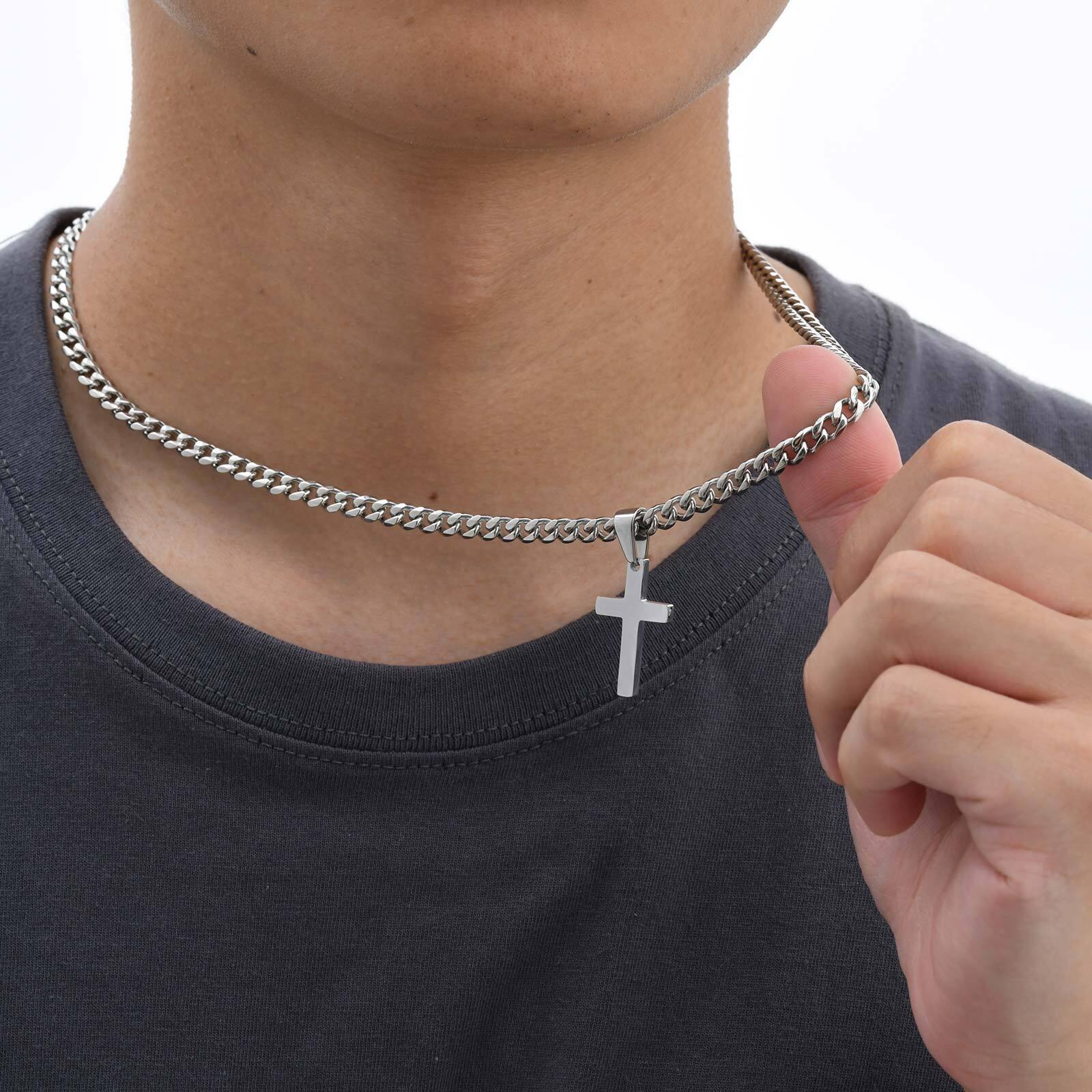 남자 소년을위한 고품질 크로스 목걸이, 5MM 쿠바 찬 - Cuban Link Chain 12Mm 리뷰 및 가격