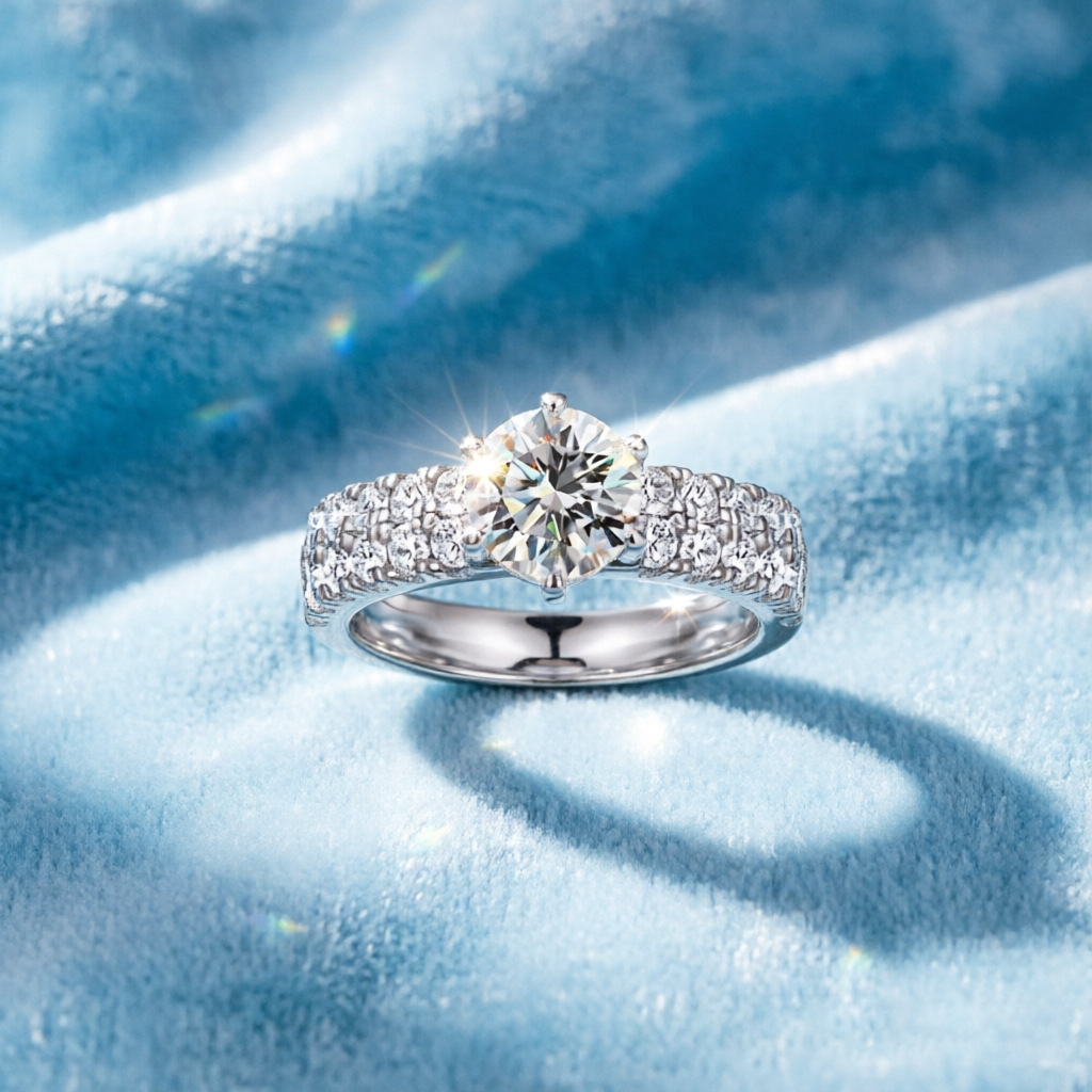 인기리에 판매 중인 패션 반지, 100% 순은(S925 - Moissanite Engagement Ring 1 Carat 리뷰 및 가격
